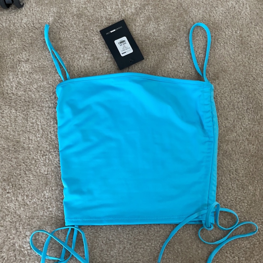 Fashion Nova ruched crop top